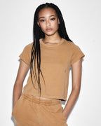 WOMENS 3 X 4 MINI SS TEE SUNKISSED TEES