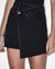 WOMENS  RAP SKIRT NOIR A LINE SKIRTS