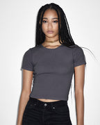 WOMENS ARISE SS TEE COAL TEES