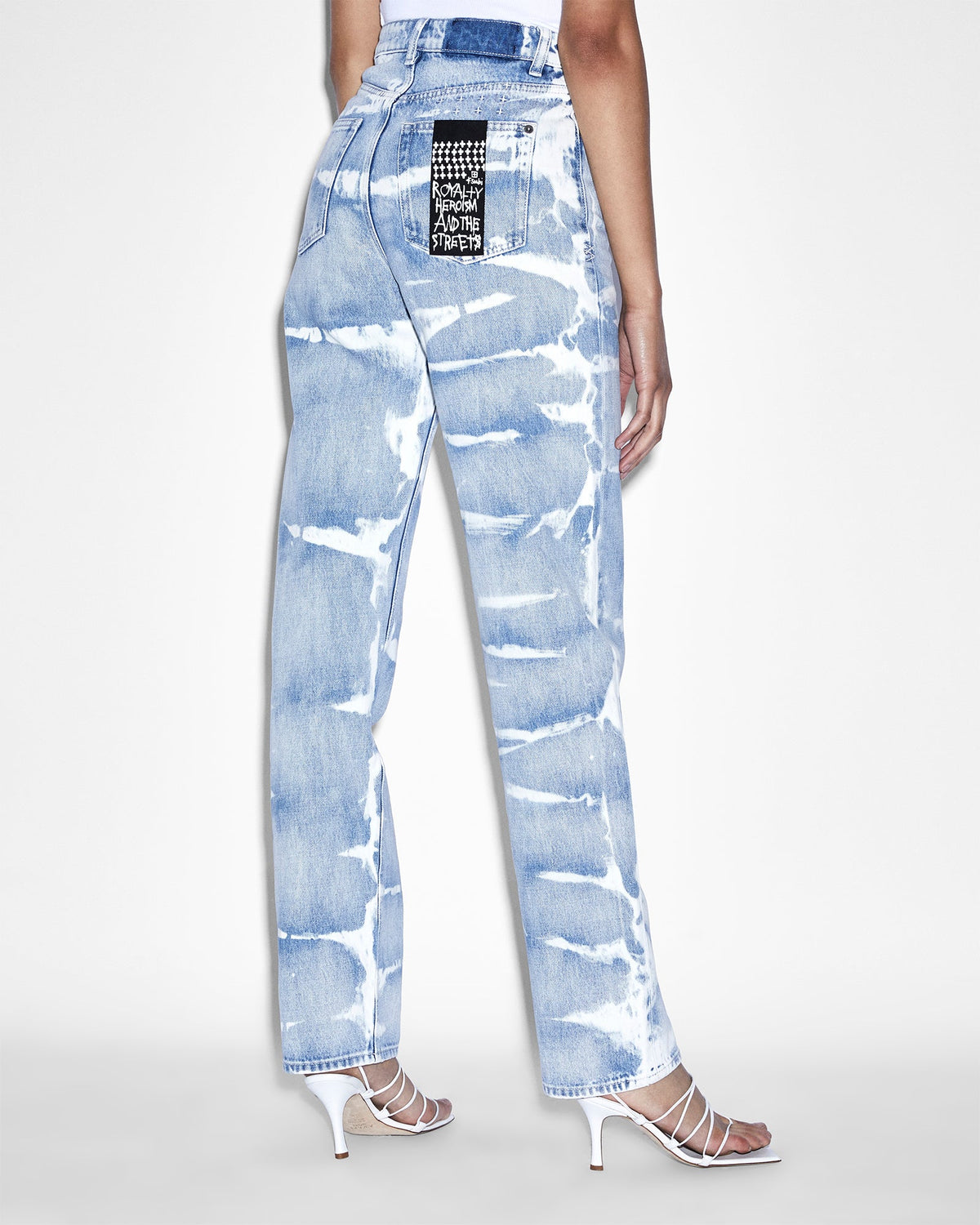 WOMENS PLAYBACK MOTLEY DENIM JEANS