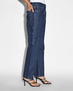 Womens Brooklyn Carpenter Legacy Straight Denim Jeans - Denim