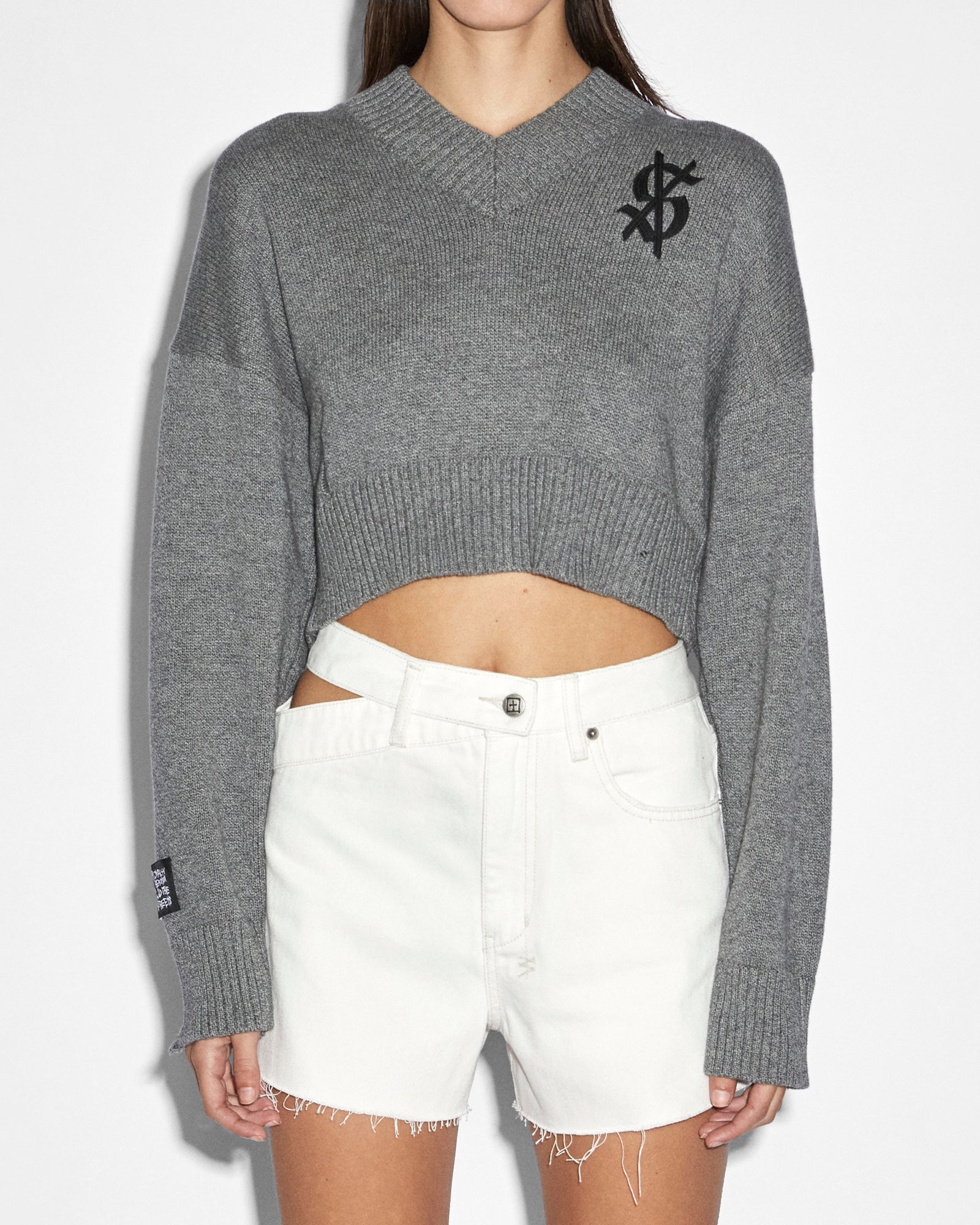 SKIPPER KNIT GREY MARLE