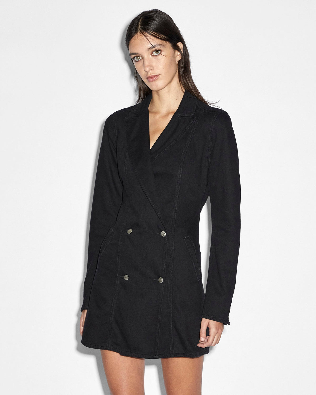 Womens Rapture Dress Stealth Fitted Dresses - Black