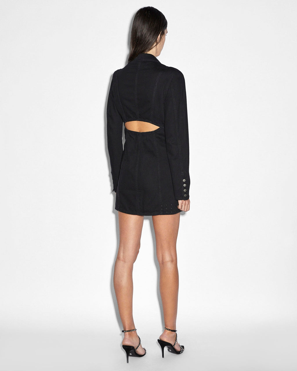 Womens Rapture Dress Stealth Fitted Dresses - Black