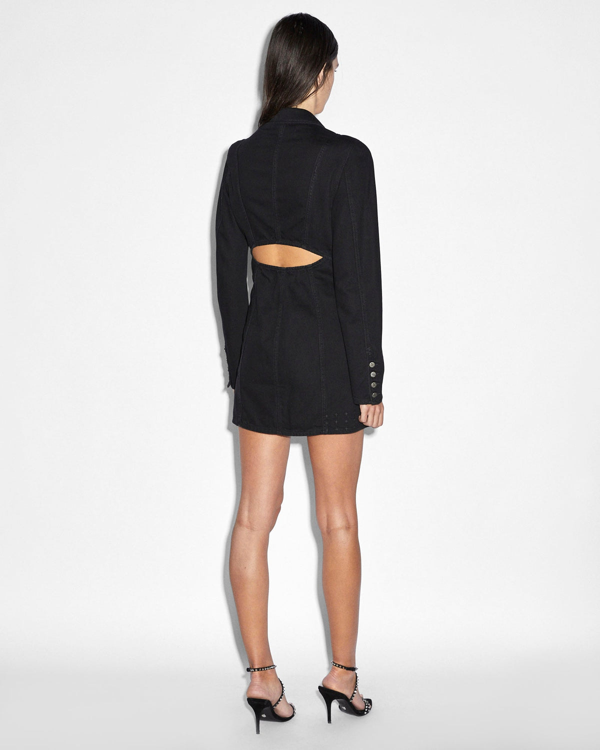 Womens Rapture Dress Stealth Fitted Dresses - Black