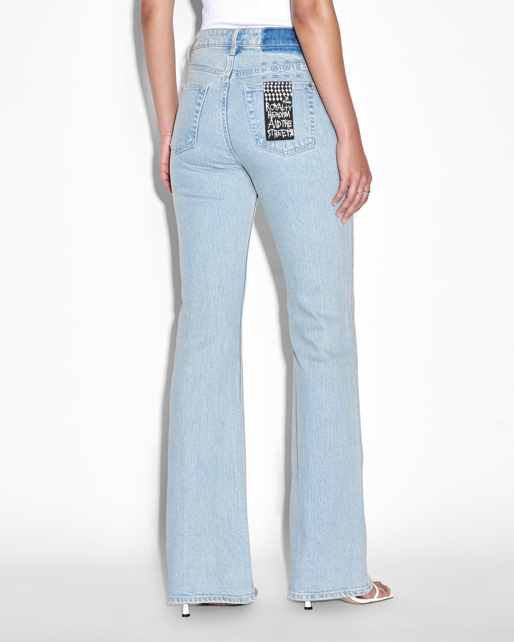 WOMENS SOHO DOVE LACED DENIM JEANS