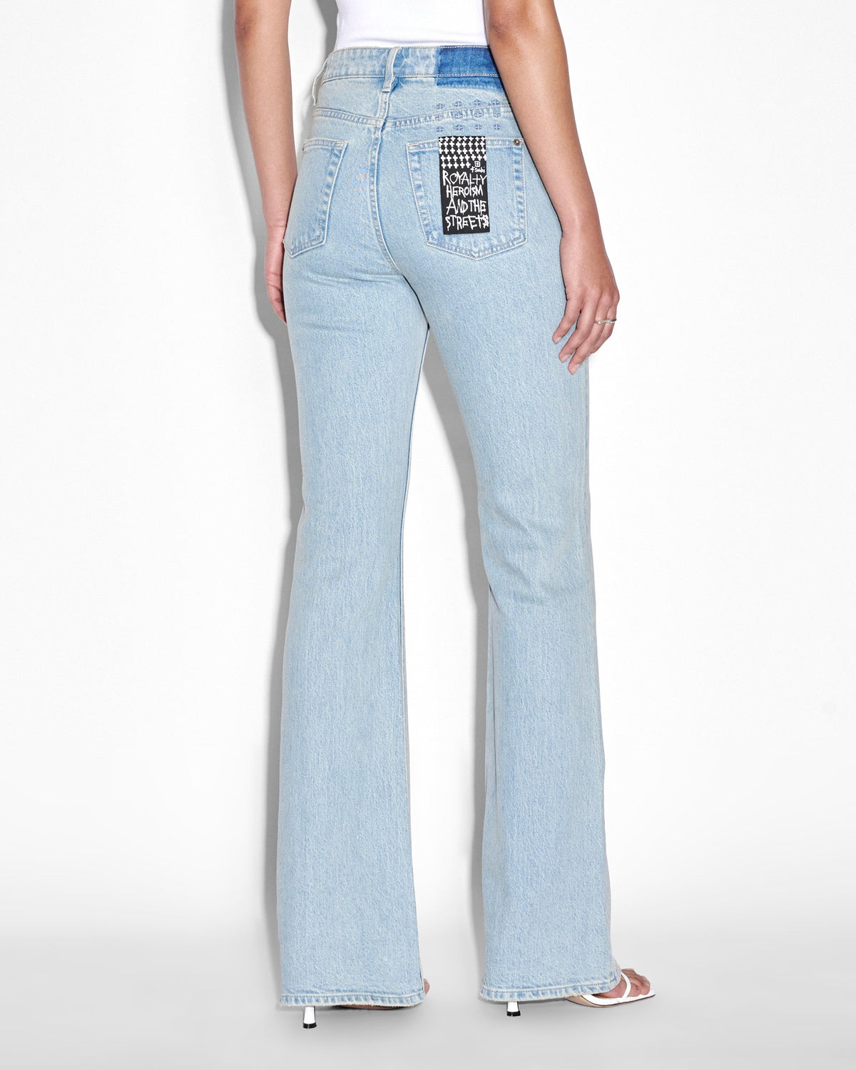 WOMENS SOHO DOVE LACED DENIM JEANS