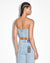 WOMENS  BUSTIER DOVE LACED FITTED FASHION TOPS