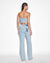 WOMENS  BUSTIER DOVE LACED FITTED FASHION TOPS