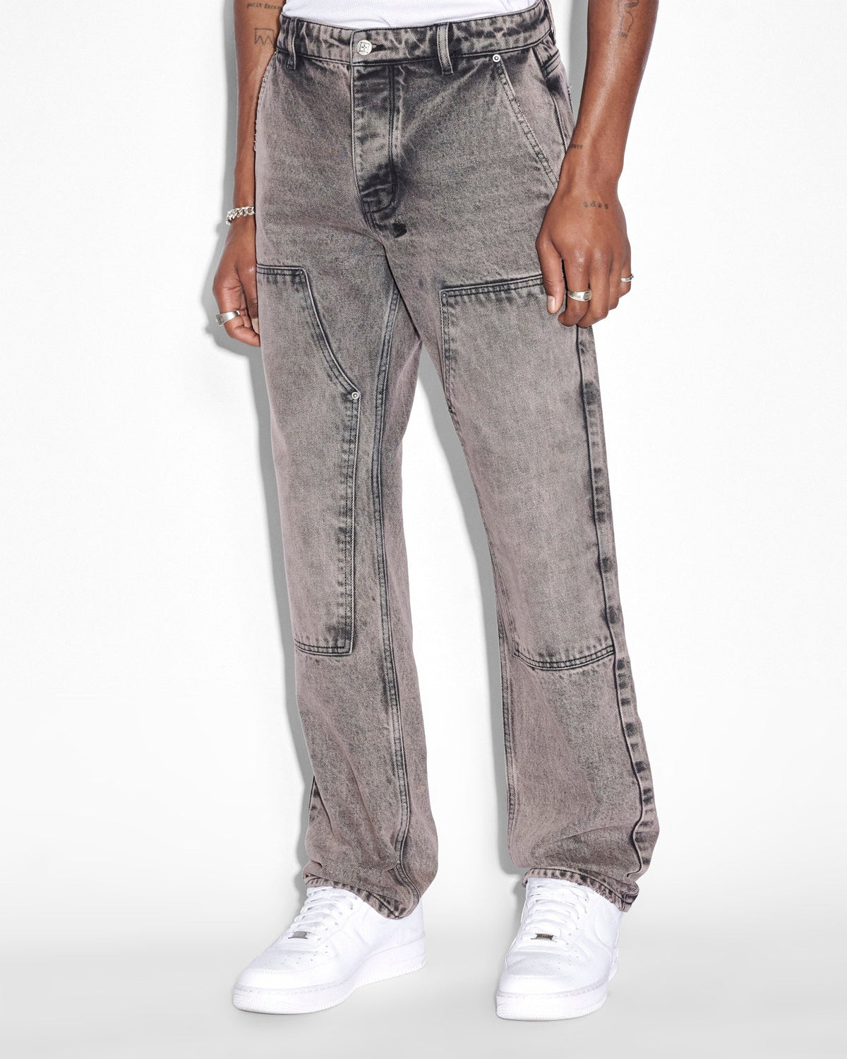 Mens Readyset Pant Dusted Slim Pants - Grey