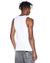 MENS  DEBUT SINGLET WHITE FITTED TEES