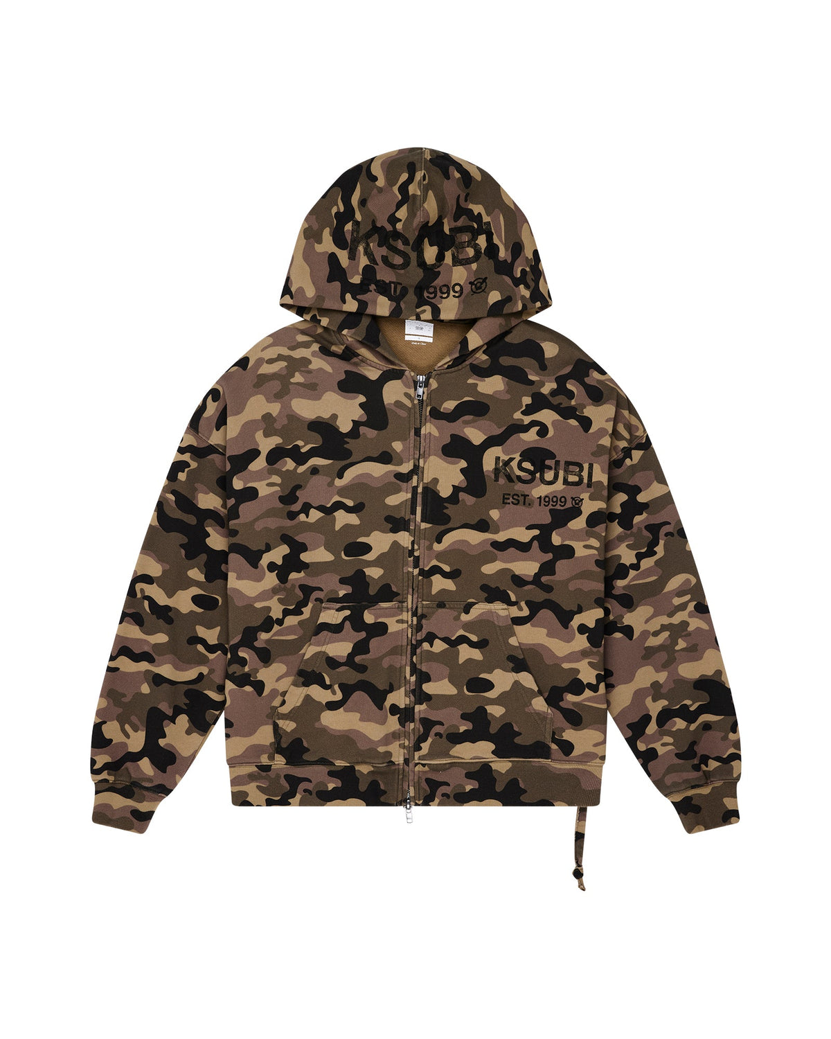 ZIP THRU HALEN HOODIE CAMO