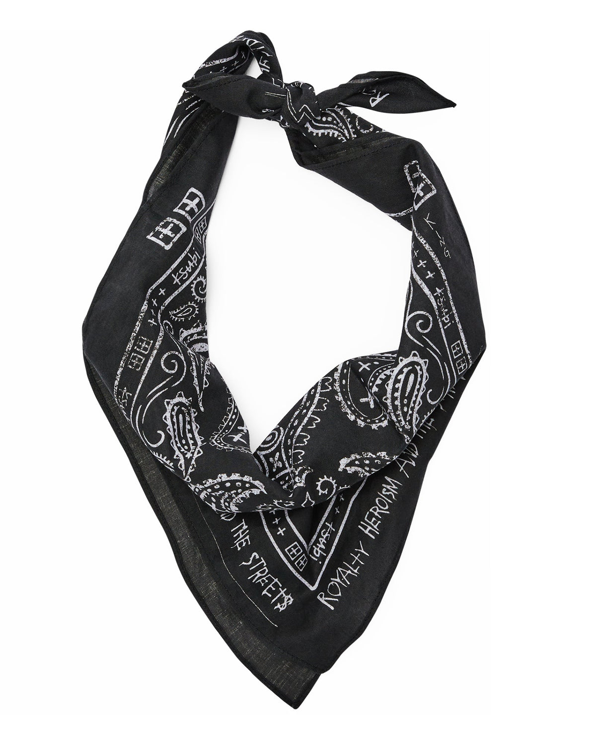 GHOSTED BANDANA BLACK/WHITE ACCESSORIES