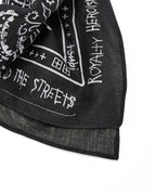 GHOSTED BANDANA BLACK/WHITE ACCESSORIES