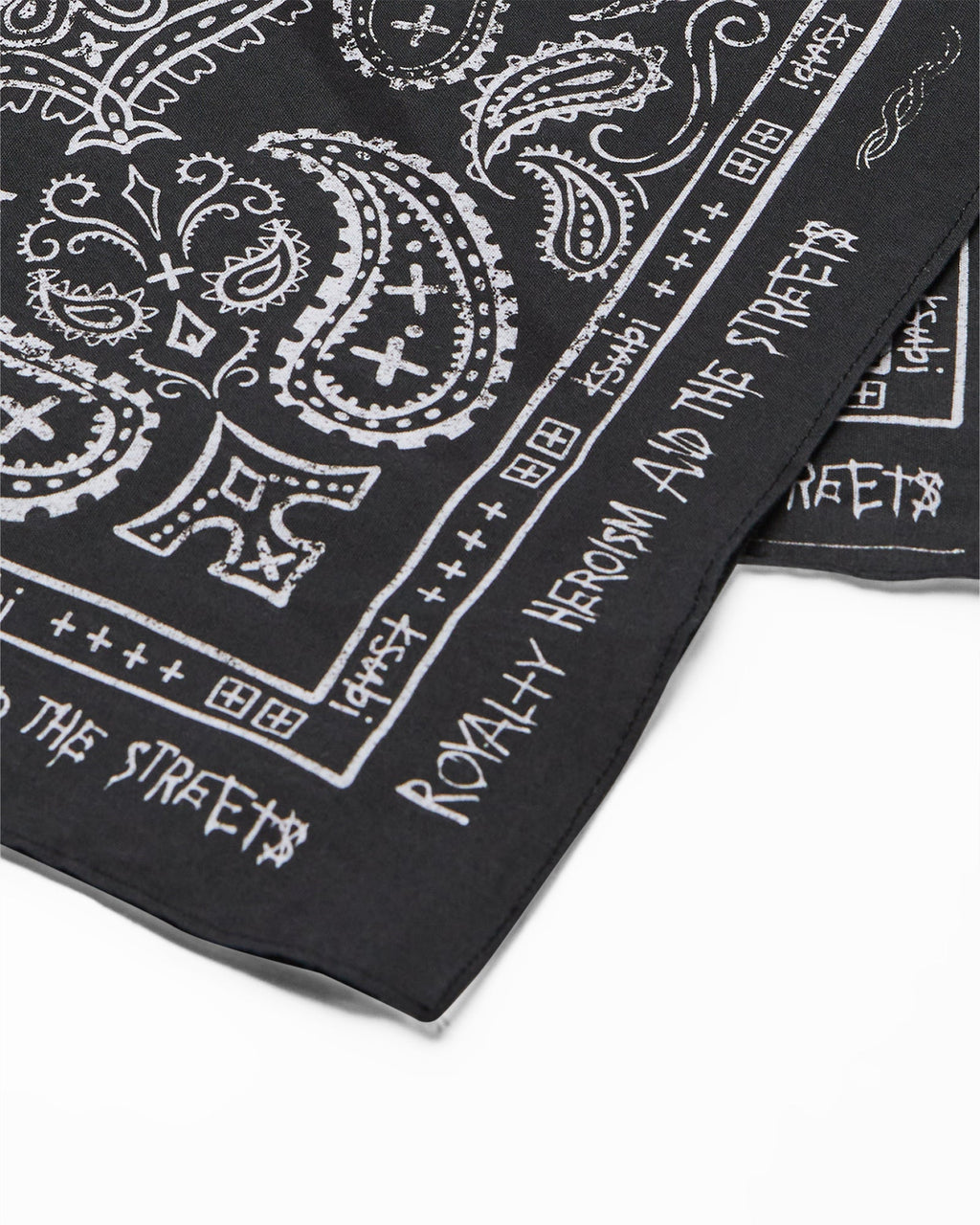GHOSTED BANDANA BLACK/WHITE ACCESSORIES