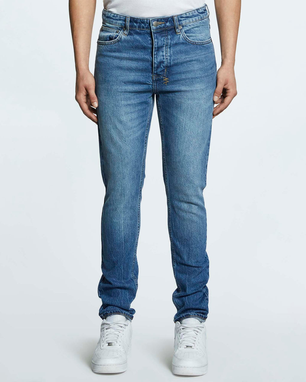 MENS CHITCH HERO YELLOW DENIM JEANS