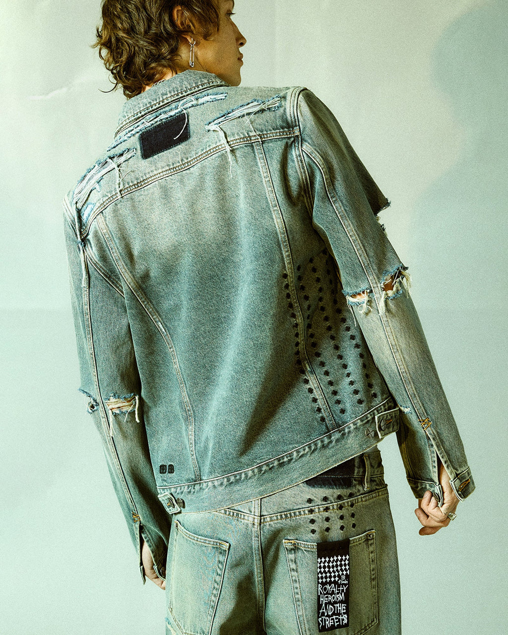 Mens Classic Jacket Throw Bak Regular Jackets - Denim