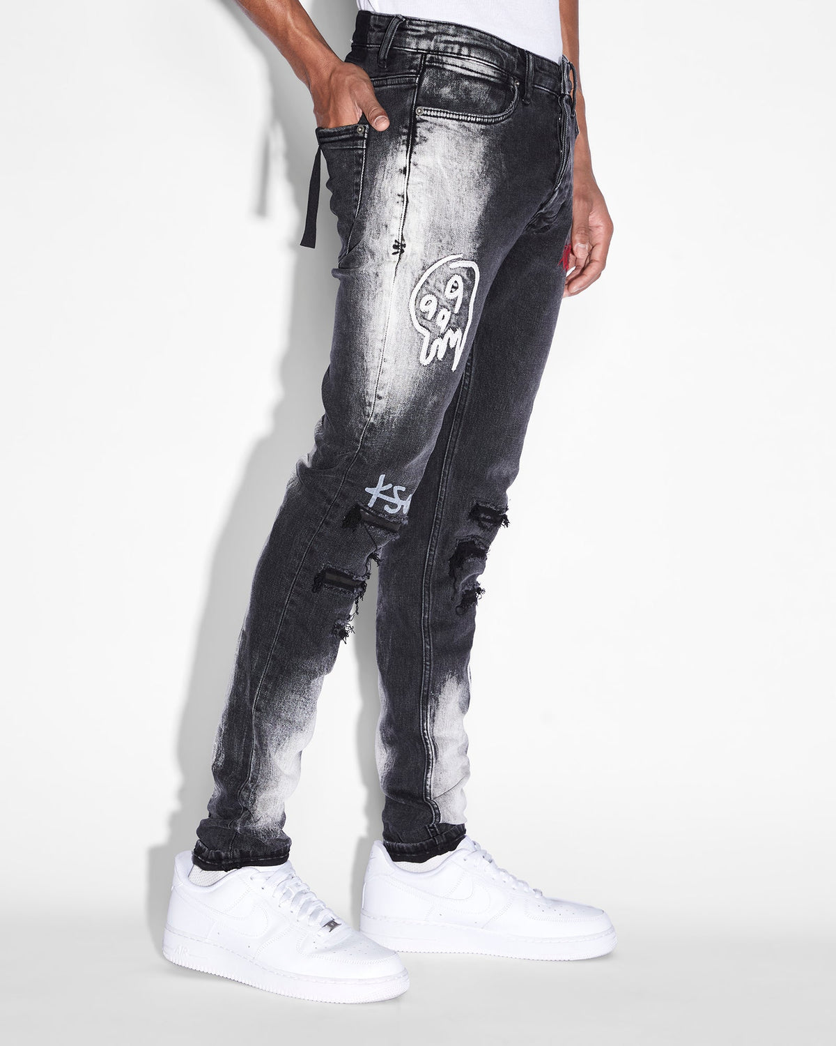 MENS VAN WINKLE 999 HEAVENS DENIM JEANS