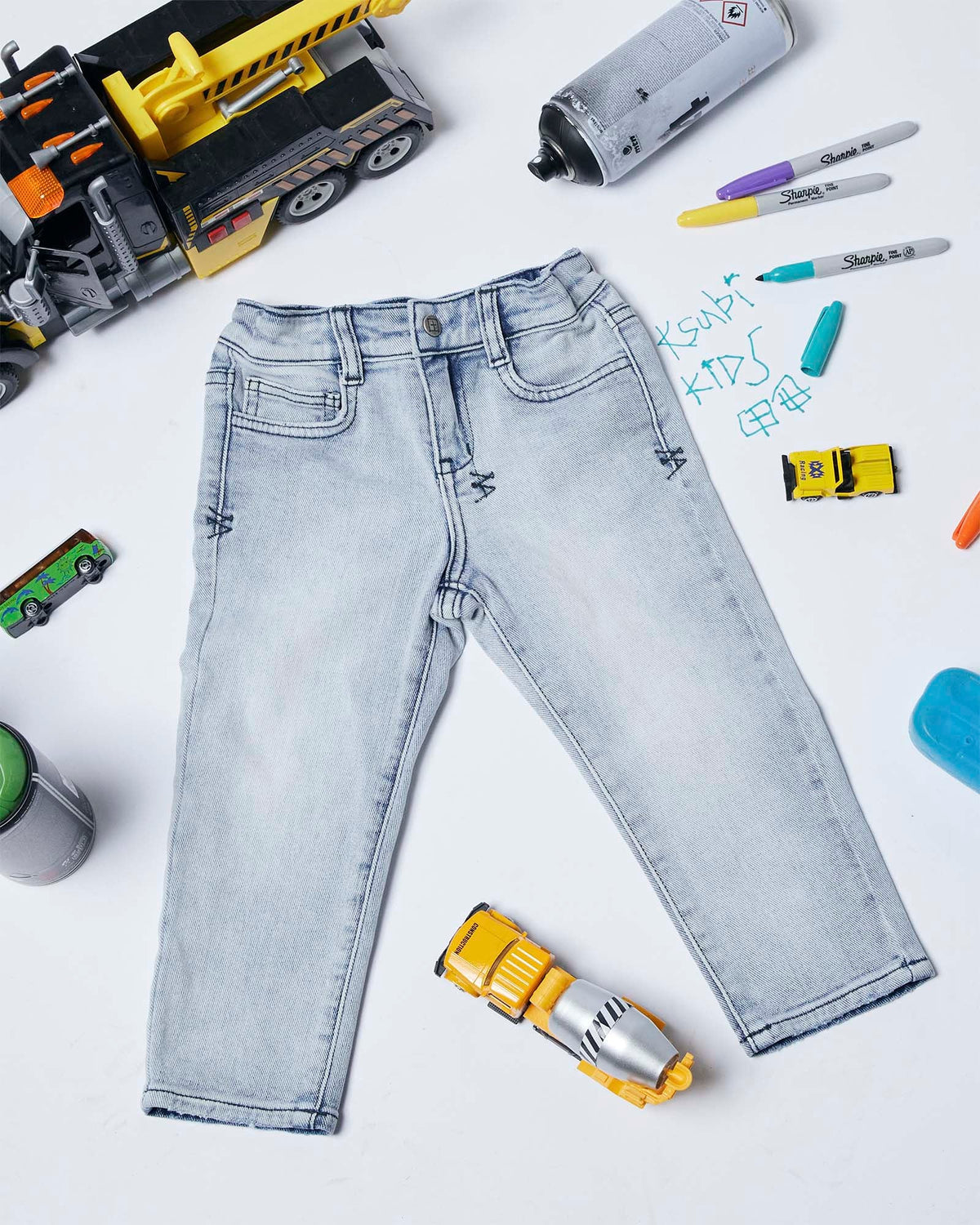 KIDS LIL JETT JEAN PHILLY BLUE DENIM JEANS