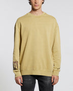 MENS CROWDED KASH CREW PATROL FLEECE