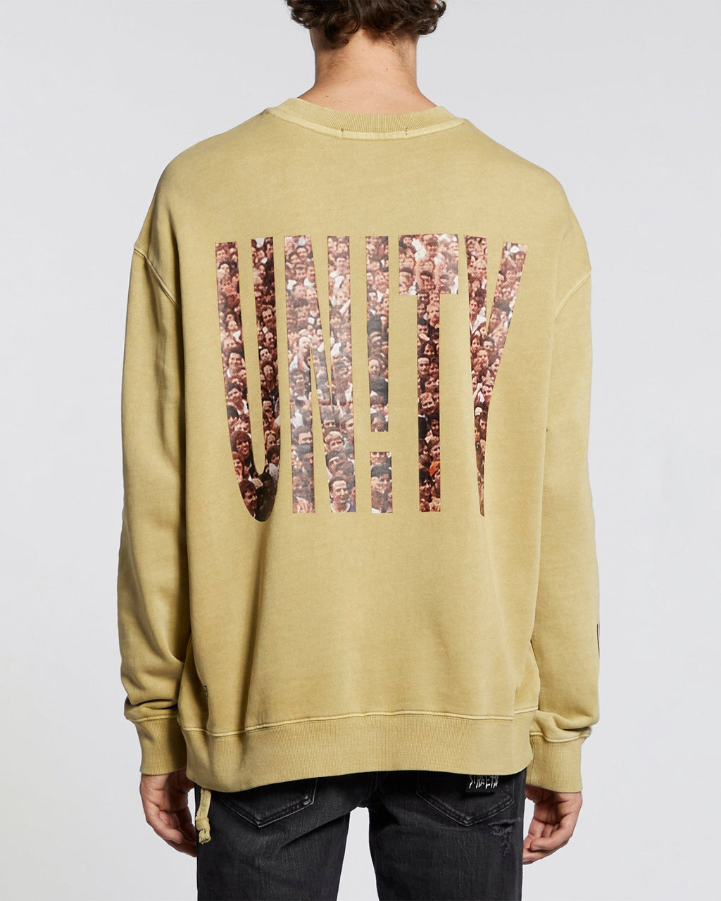 MENS CROWDED KASH CREW PATROL FLEECE