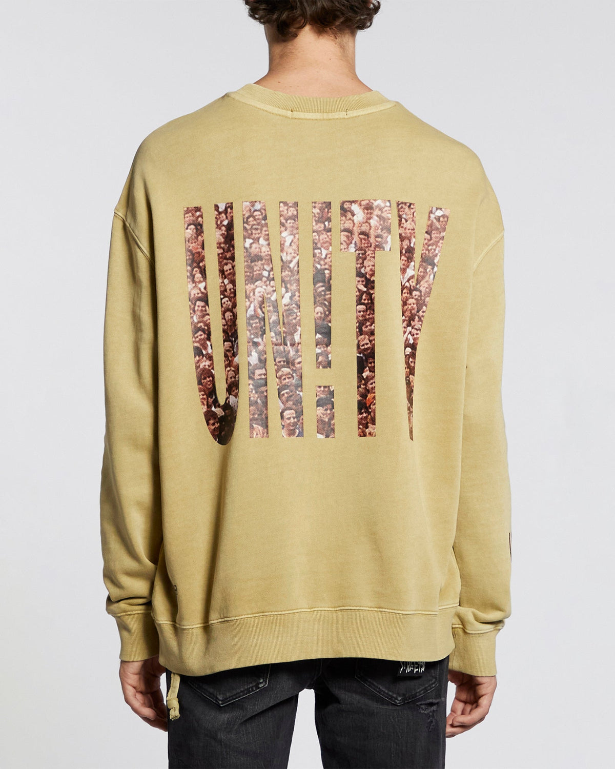 MENS CROWDED KASH CREW PATROL FLEECE