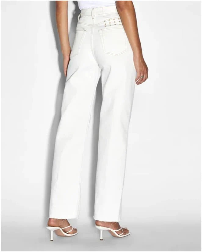 WOMENS  PLAYBACK SUGAR RUSH PANEL STRAIGHT DENIM JEANS