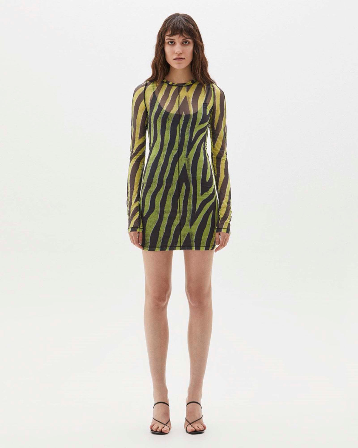 THE ANIMAL LS MESH DRESS