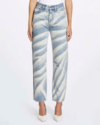 Womens Brooklyn Jean Strokes Straight Denim Jeans - Denim
