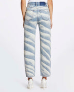 Womens Brooklyn Jean Strokes Straight Denim Jeans - Denim
