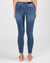 WOMENS  SPRAY ON DAILY BLUE SKINNY DENIM JEANS