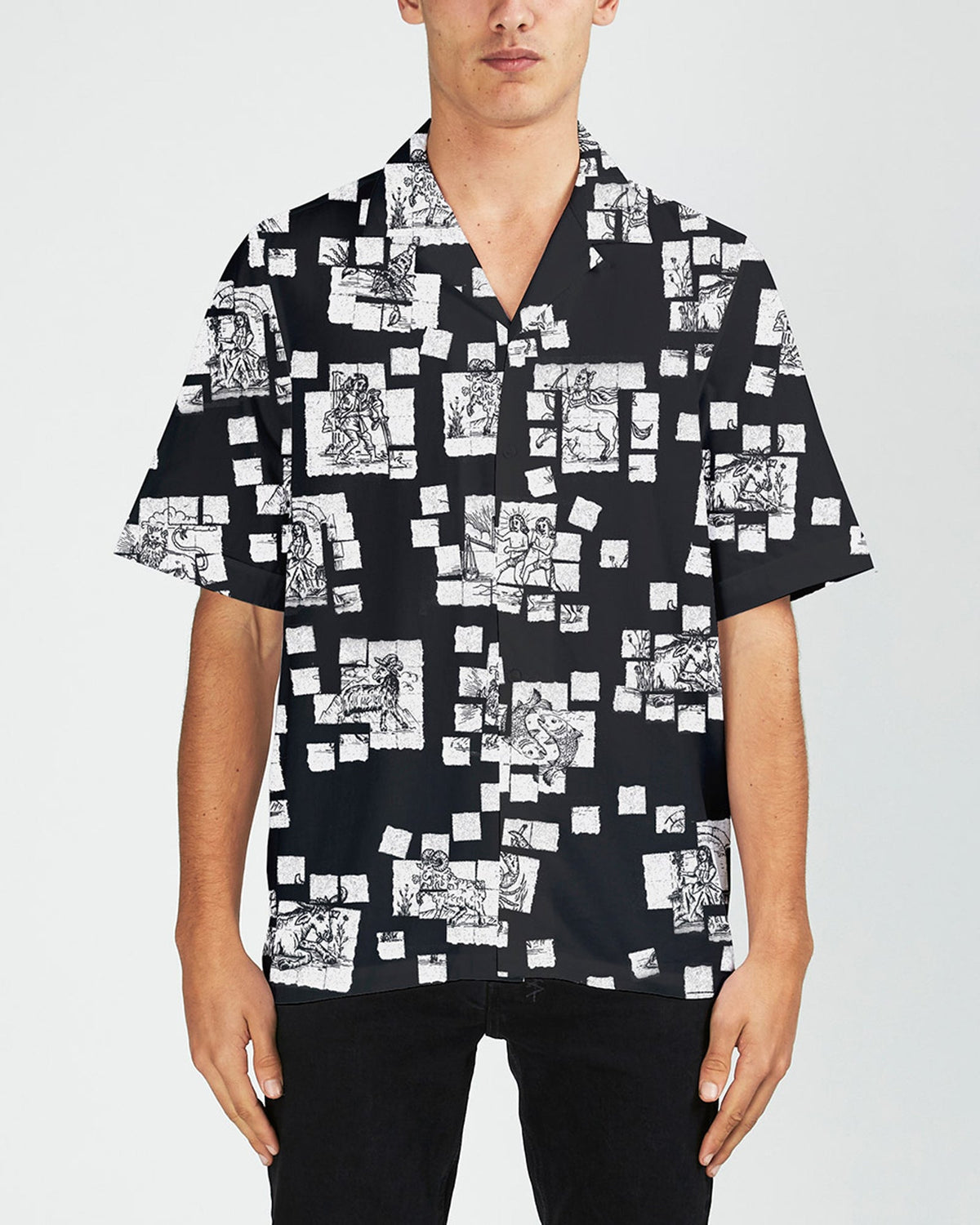 MENS ZODIAC ACID RESORT SS SHIRT SHIRTS