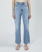 WOMENS CHLO WASTED REMIXED DENIM JEANS