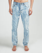 Mens Chitch Electric Marble Slim Denim Jeans - Denim