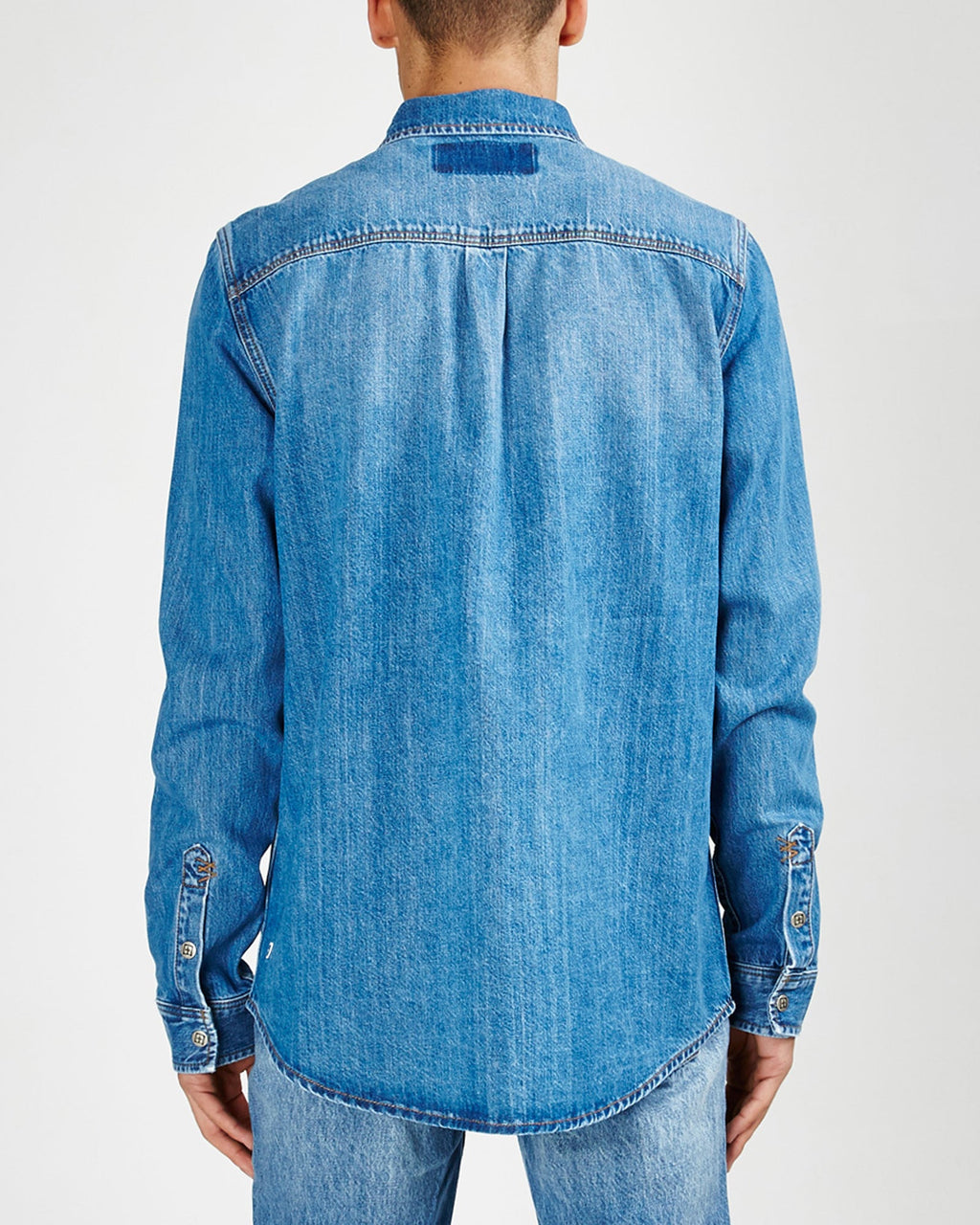 Mens De Nimes Shirt Young American Shirts - Denim