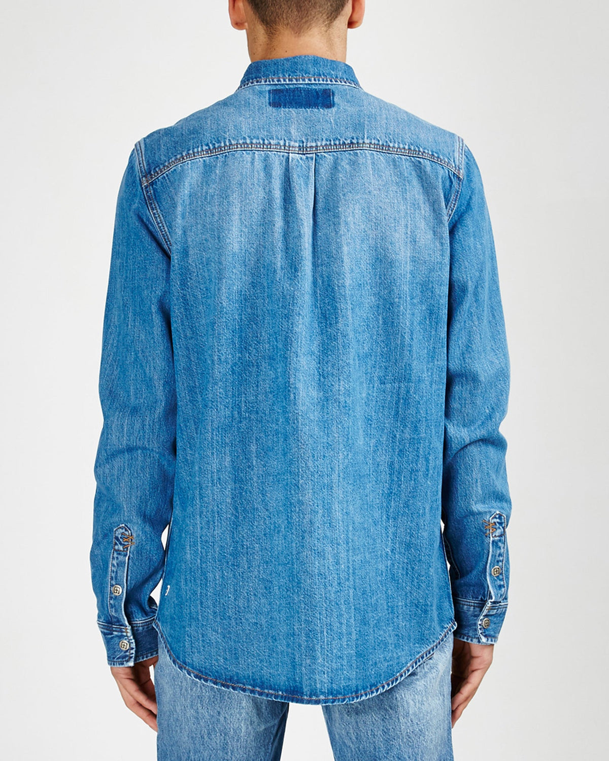 Mens De Nimes Shirt Young American Shirts - Denim