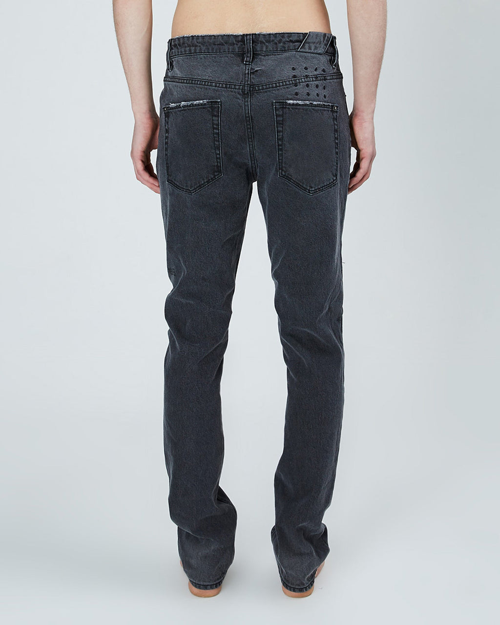 Mens Chitch Cement Slim Denim Jeans - Grey