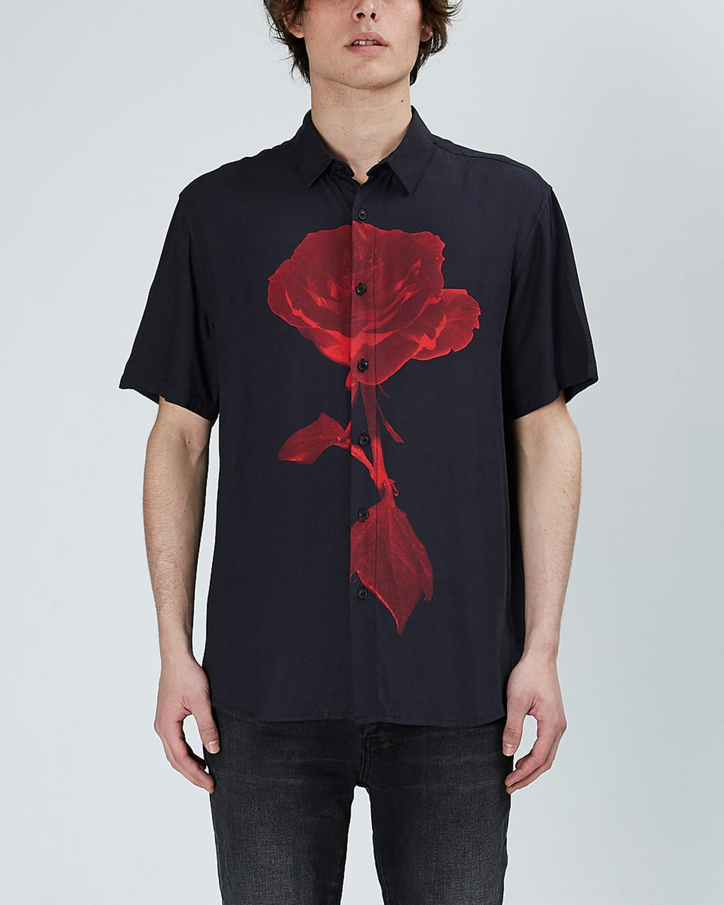 MENS NO DAISY SS SHIRT BLACK SHIRTS