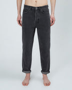 Mens Bullet Cement Relaxed Denim Jeans - Grey
