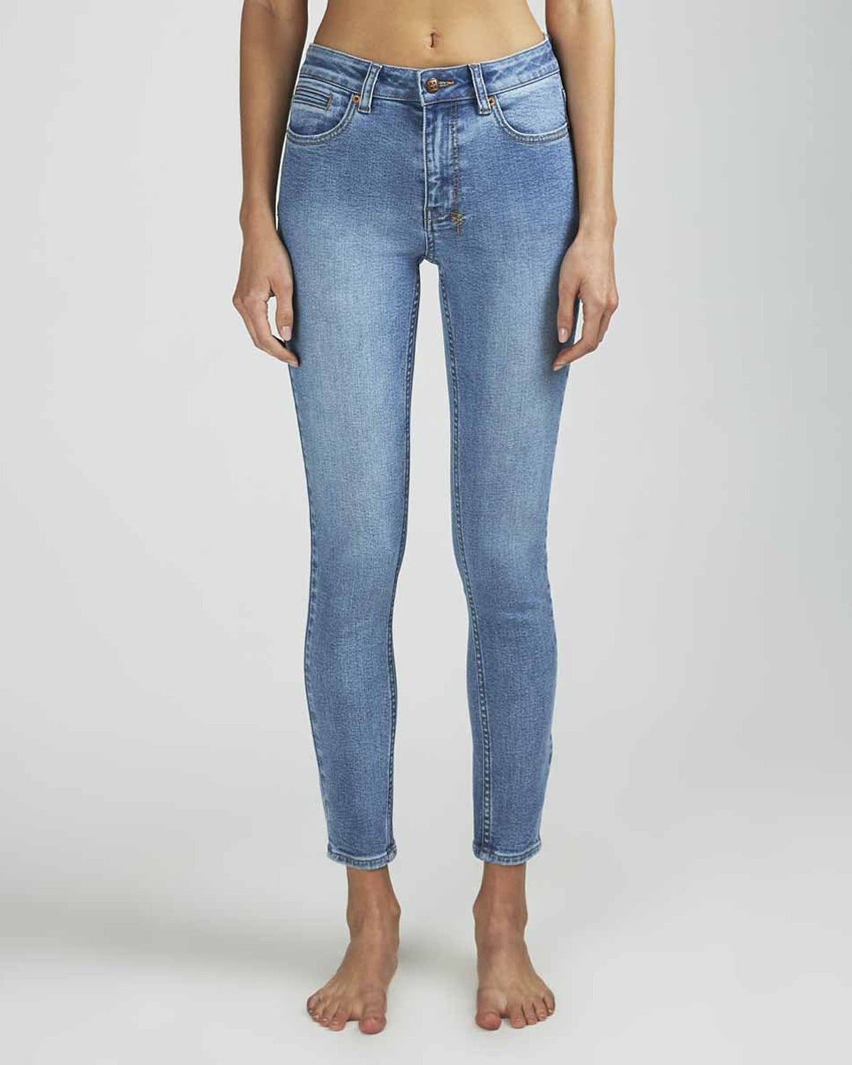 WOMENS SPRAY ON SKYWAY DENIM JEANS