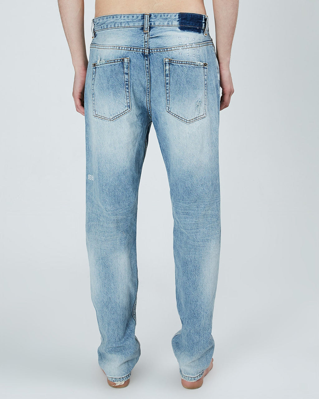 MENS WOLFGANG MORTAL SLASH DENIM JEANS