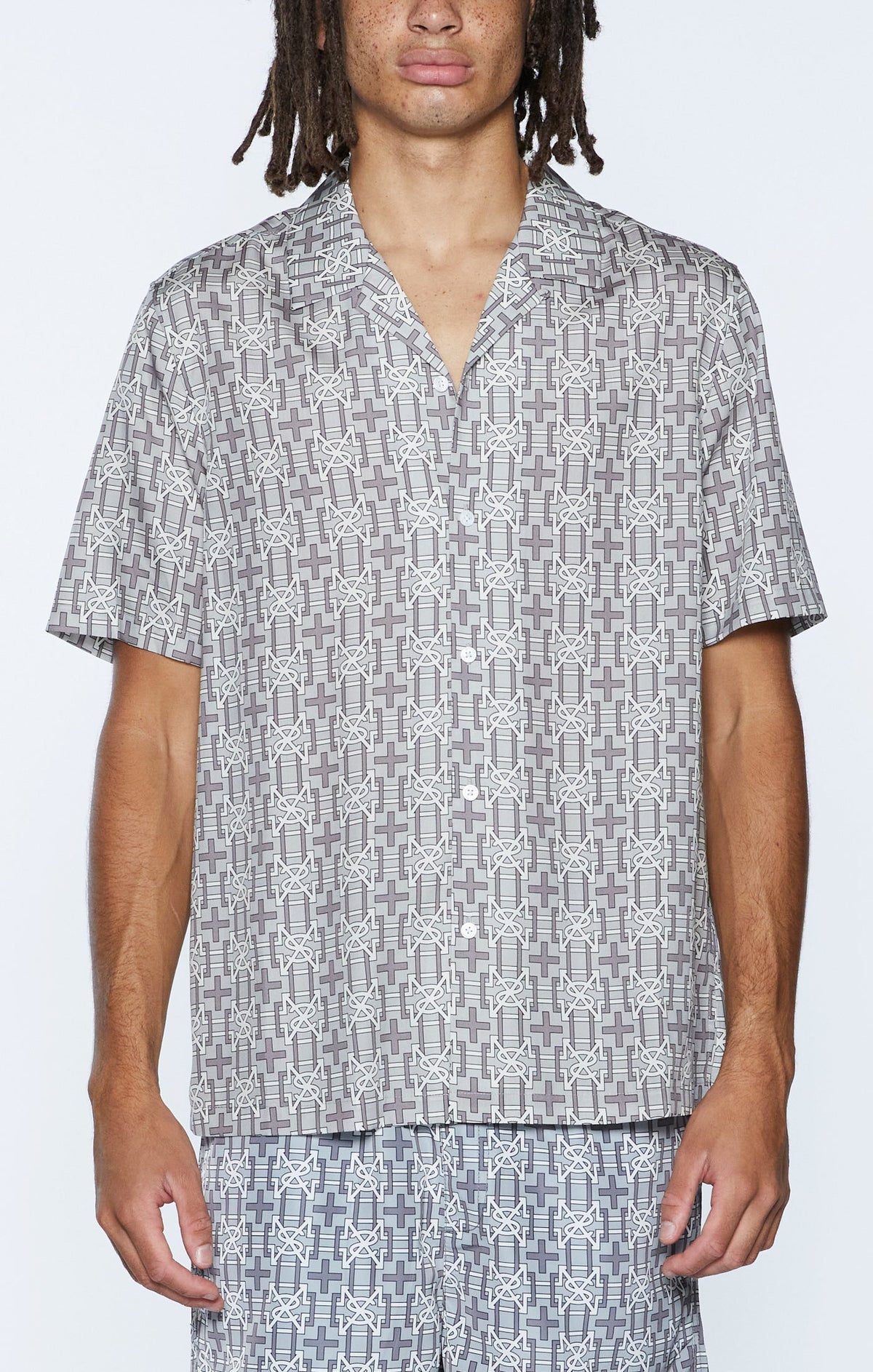 MENS PLUS RESORT SS SHIRT STONE SHIRTS