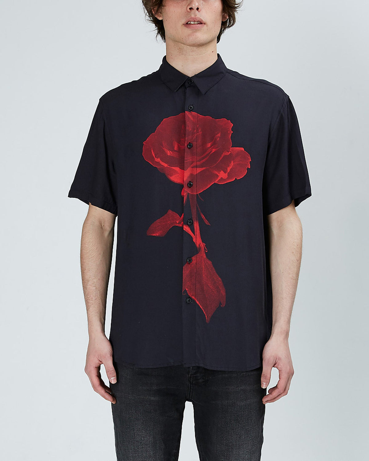 MENS NO DAISY SS SHIRT BLACK SHIRTS