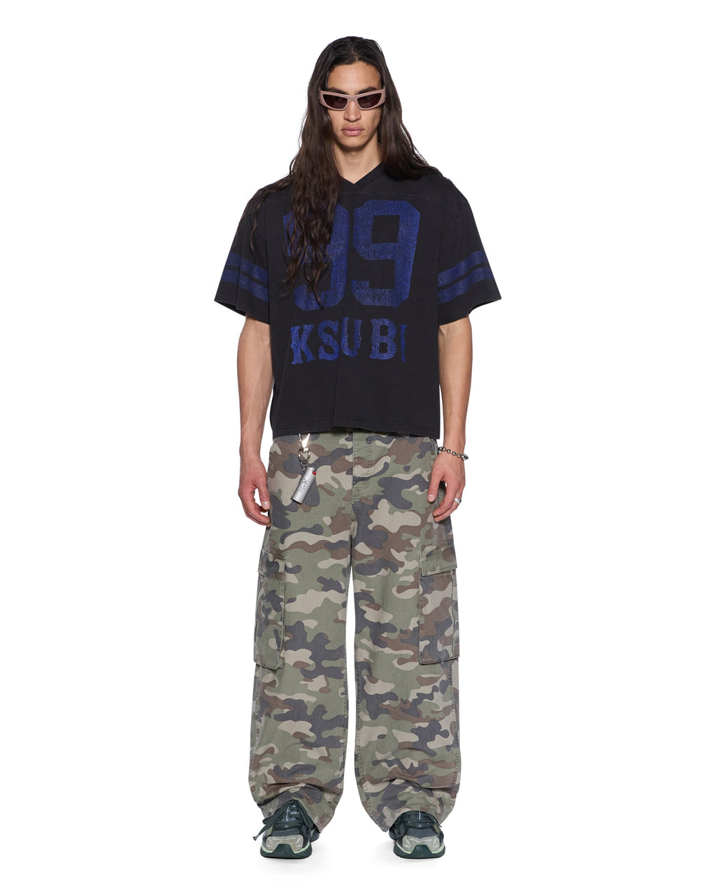 MENS SUPER 99 SS DUKE TEE OLD BLACK TEES