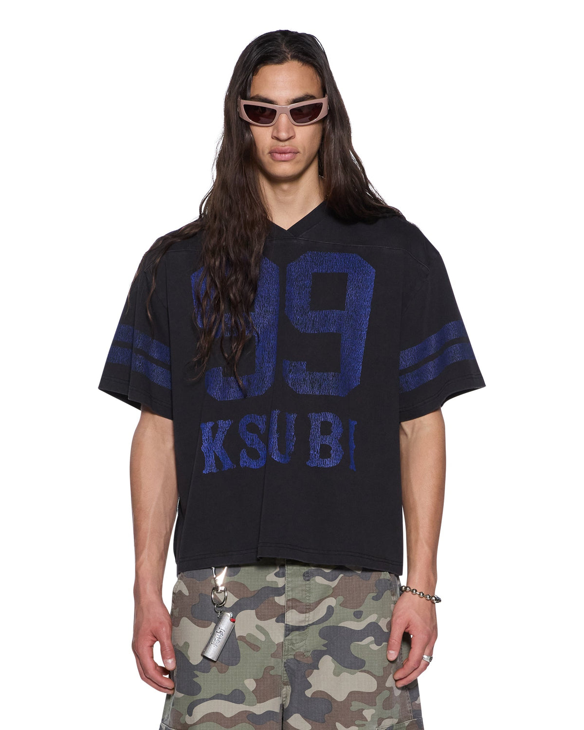MENS SUPER 99 SS DUKE TEE OLD BLACK TEES