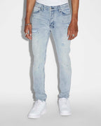 MENS VAN WINKLE SKRIBED BLU DENIM JEANS