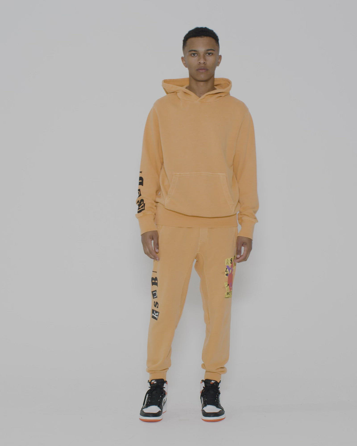 Mens Devil Restore Trak Ember Slim Pants - Orange