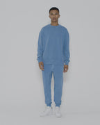 Mens 4x4 Biggie Crew Atlantic Oversized Fleece - Blue